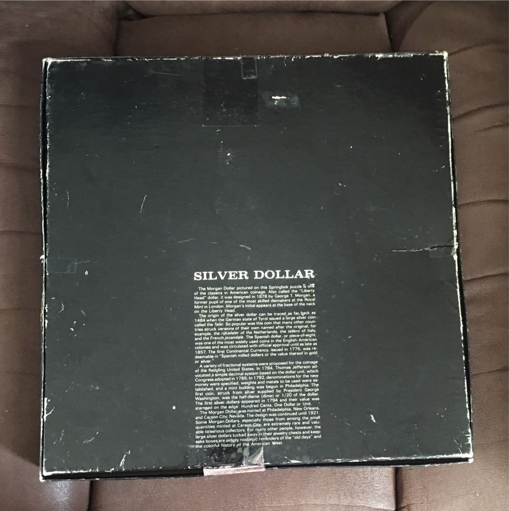 Silver Dollar - Springbok puzzle collectible - Main Image 2