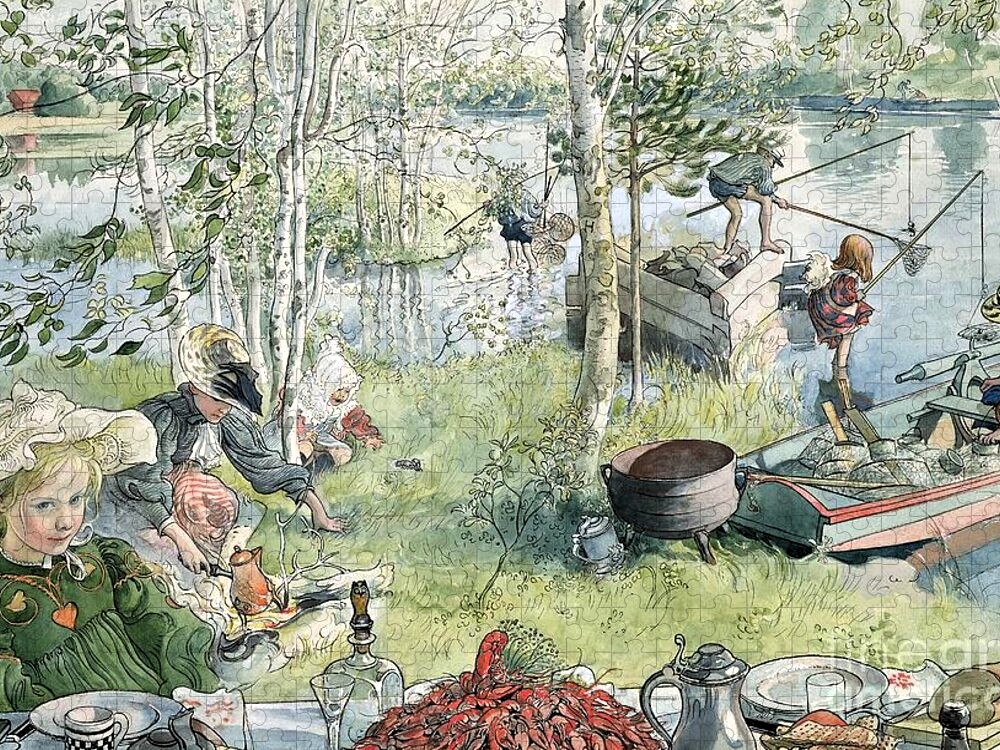 Crayfishing (BAV) 🧩 - Pomegranate puzzle collectible [Barcode 9780764941344] - Main Image 2