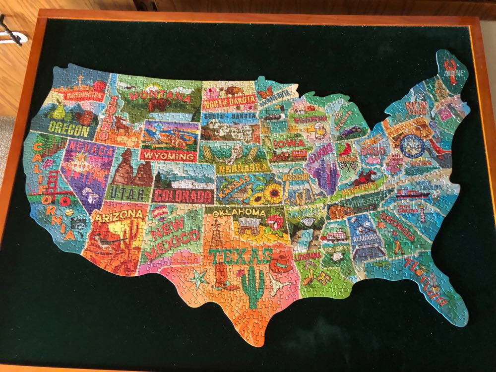American Road Trip - TDC Puzzles puzzle collectible [Barcode 018886017814] - Main Image 2