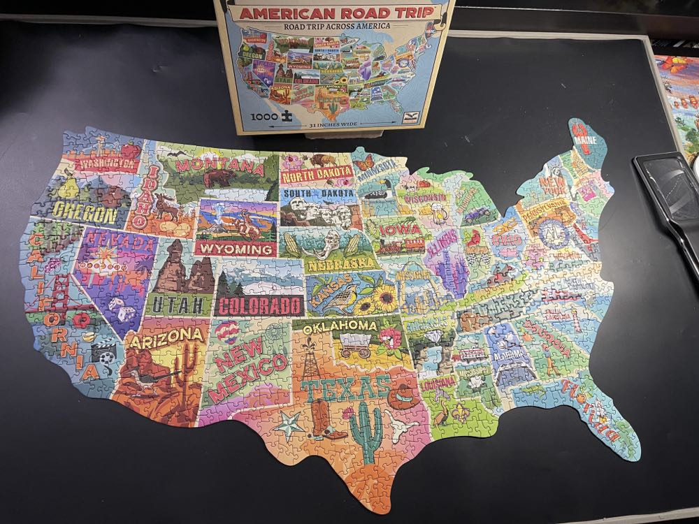American Road Trip - TDC Puzzles puzzle collectible [Barcode 018886017814] - Main Image 3