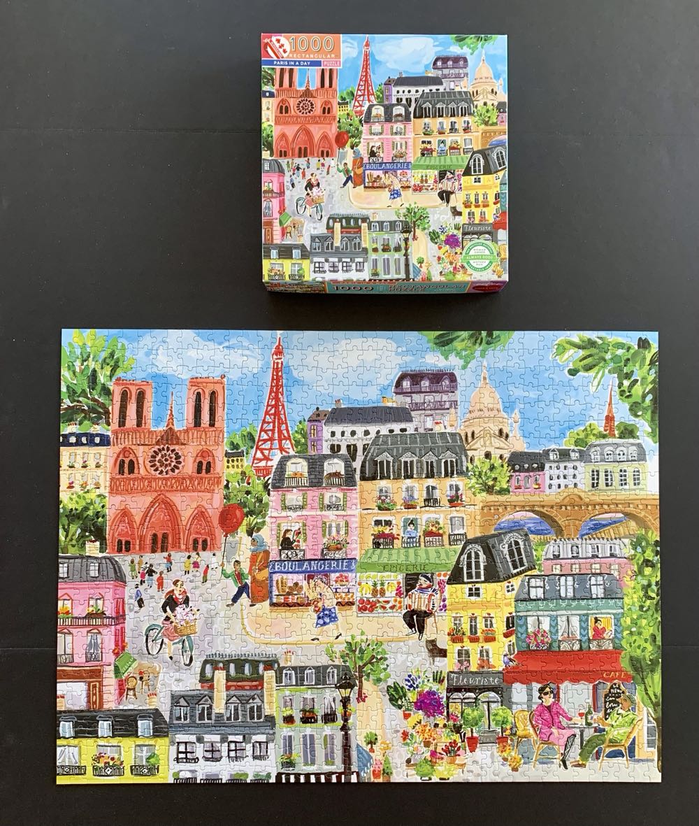 Paris In A Day - Eeboo puzzle collectible [Barcode 689196508363] - Main Image 2