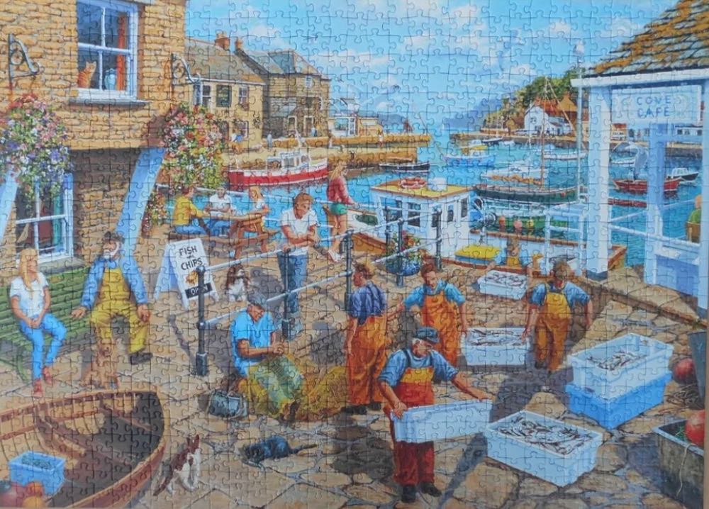 Fisherman’s Life SOLD - Ravensburger puzzle collectible [Barcode 4005556169214] - Main Image 3