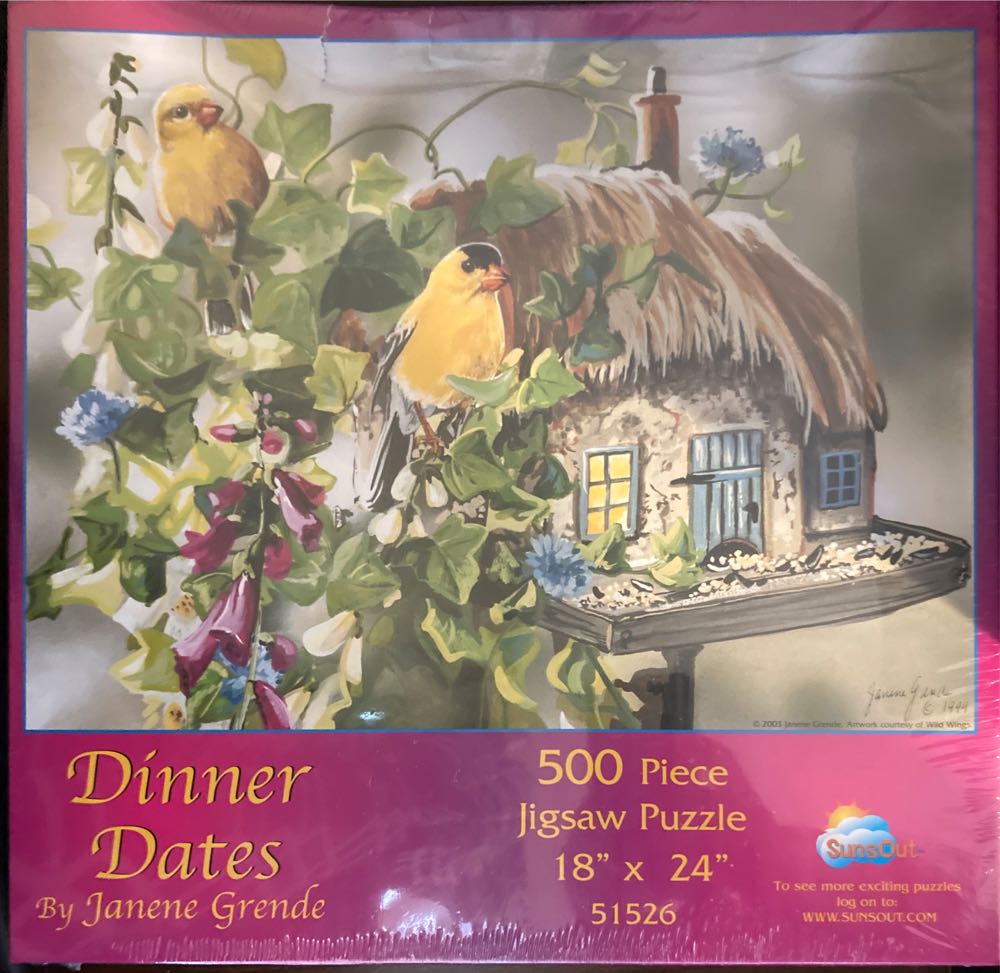 Dinner Dates - SunsOut puzzle collectible [Barcode 796780515260] - Main Image 1