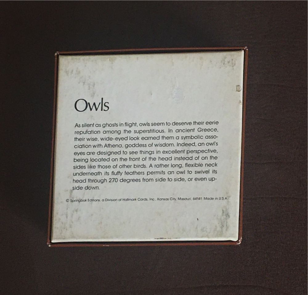 Owls - Mini - Springbok puzzle collectible - Main Image 2