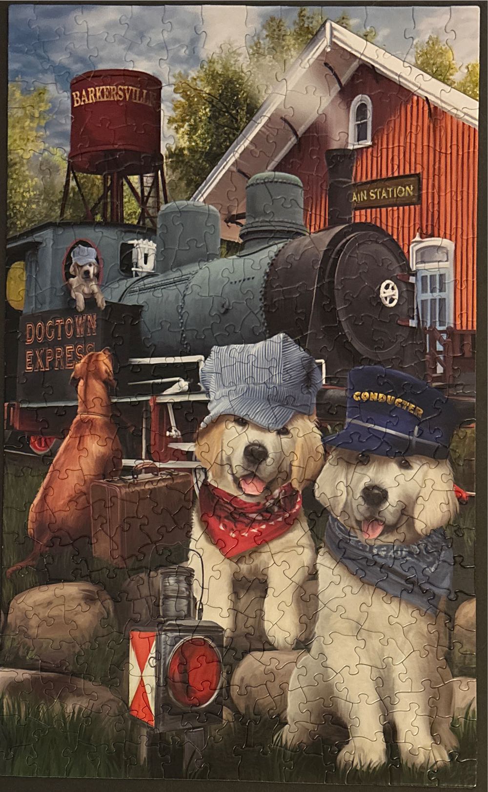 Dogtown Express - SunsOut puzzle collectible [Barcode 796780286115] - Main Image 2