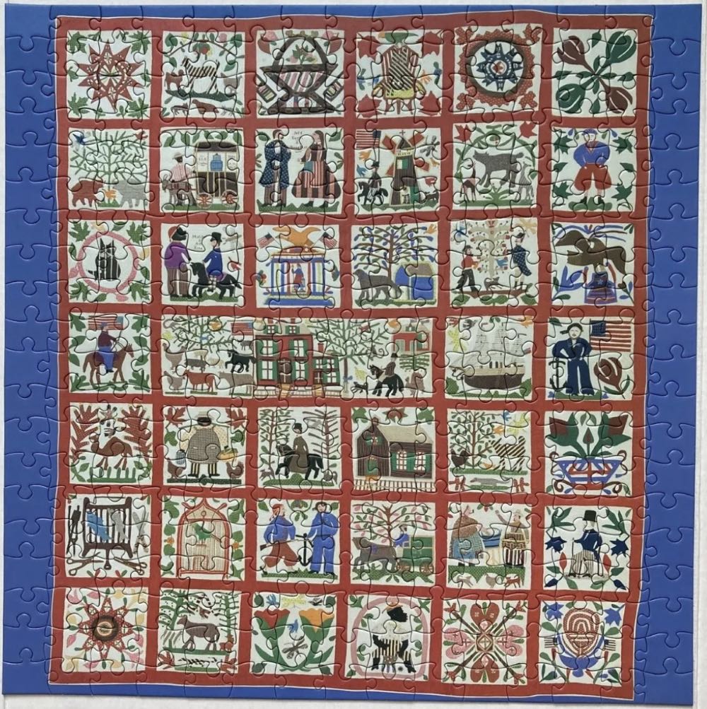 Reconciliation Quilt - 416, 6/18/23-SOLD - Pomegranate puzzle collectible [Barcode 9780764970726] - Main Image 3
