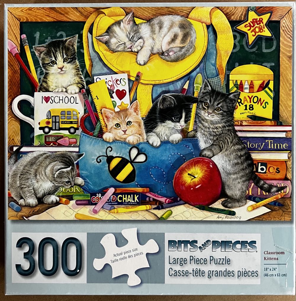 Classroom Kittens - Bits & Pieces puzzle collectible - Main Image 2