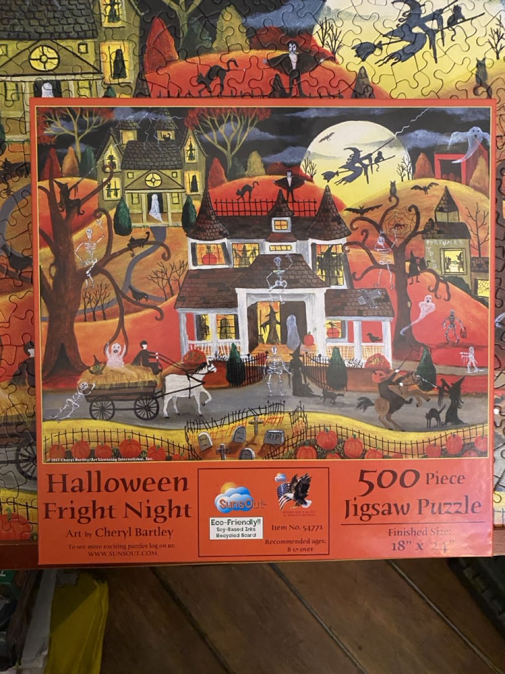 Halloween Fright Night - Sunout puzzle collectible [Barcode 796780547711] - Main Image 2