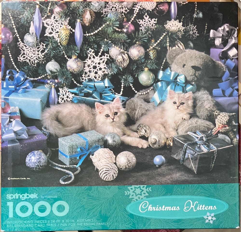 Christmas Kittens - Springbok puzzle collectible - Main Image 2