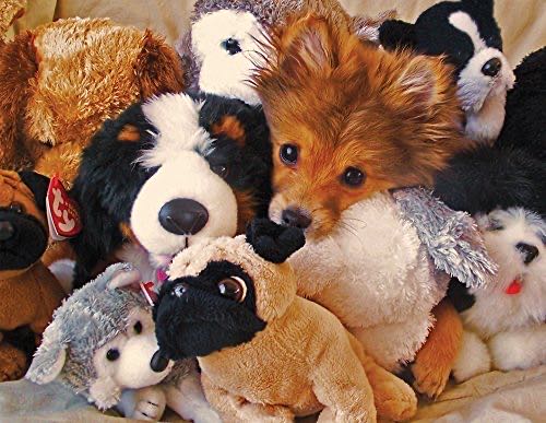 Playtime Puppies Family Puzzle - Springbok puzzle collectible [Barcode 091683705474] - Main Image 1