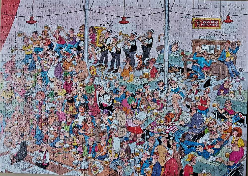 German Beer Party - Jumbo puzzle collectible [Barcode 8710126818794] - Main Image 2