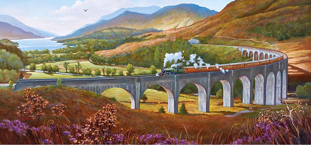 Glenfinnan Viaduct - Gibsons puzzle collectible [Barcode 5012269040371] - Main Image 2