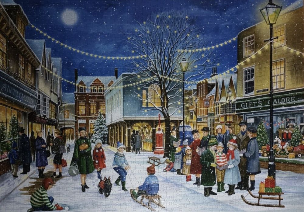 Seasons in the Village - Falcon de luxe puzzle collectible [Barcode 8710126112267] - Main Image 4