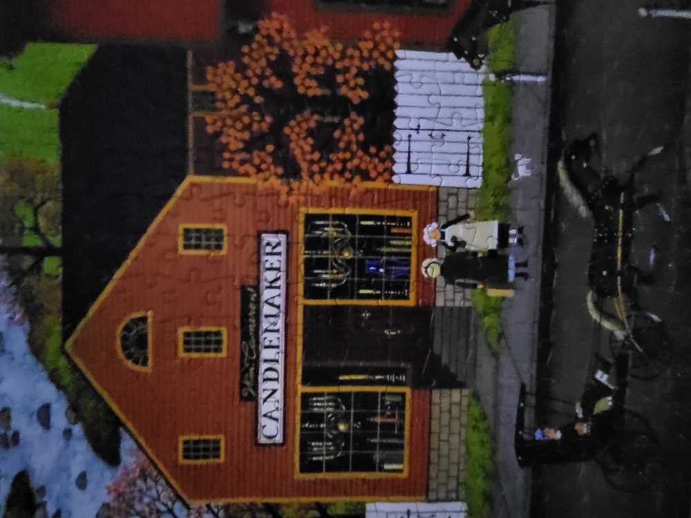 Candlemaker, Tobacconist, Hat Shop - Buffalo Games puzzle collectible [Barcode 079346115143] - Main Image 3