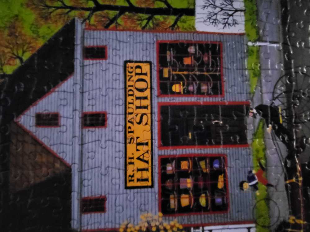 Candlemaker, Tobacconist, Hat Shop - Buffalo Games puzzle collectible [Barcode 079346115143] - Main Image 4