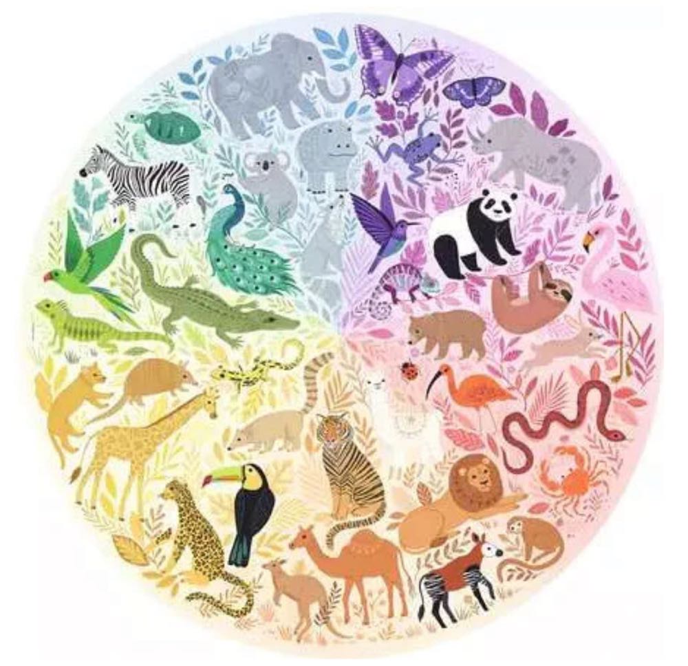 Circle Of Colors - Animals - Ravensburger puzzle collectible [Barcode 4005556171729] - Main Image 2