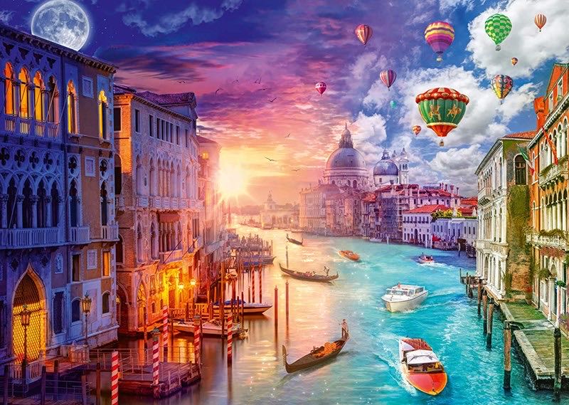 Venice Night And Day - Schmidt puzzle collectible [Barcode 4001504599065] - Main Image 2