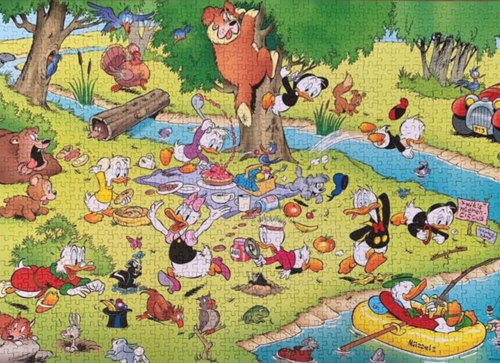 Donald Duck -Picknickperikelen 🟦 - Donald Duck Netherlands puzzle collectible [Barcode 7108815874038] - Main Image 3