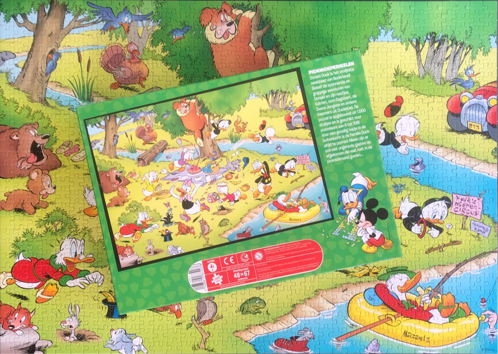 Donald Duck -Picknickperikelen 🟦 - Donald Duck Netherlands puzzle collectible [Barcode 7108815874038] - Main Image 4