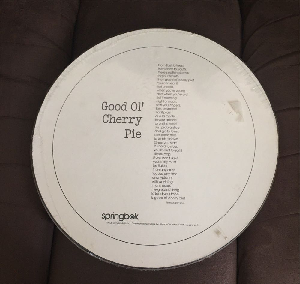 Good Ol’ Cherry Pie*^ - Springbok (Vintage) puzzle collectible - Main Image 2