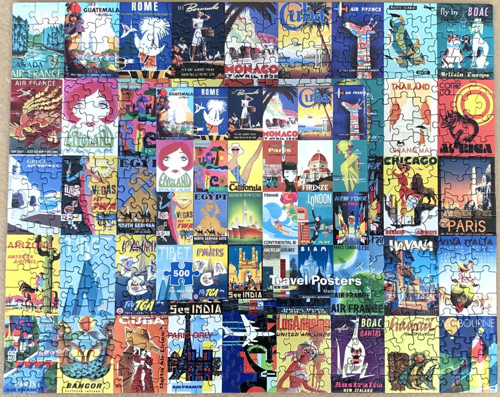 Sold - Travel Posters - Re-marks puzzle collectible [Barcode 681410190248] - Main Image 2