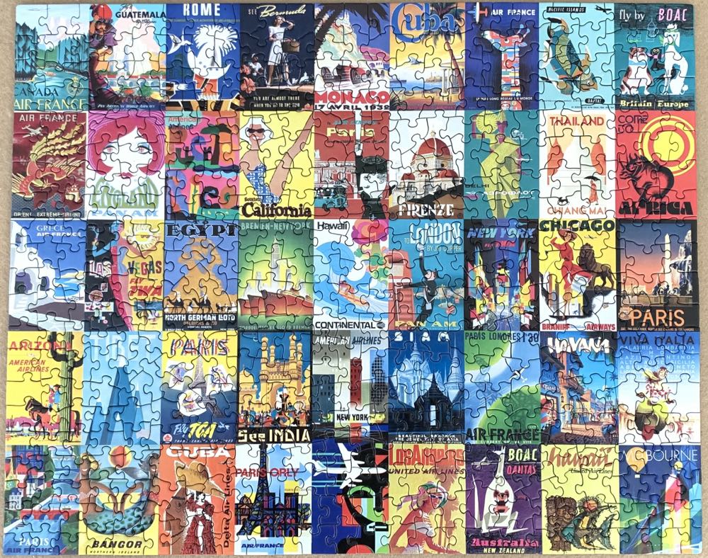 Sold - Travel Posters - Re-marks puzzle collectible [Barcode 681410190248] - Main Image 3