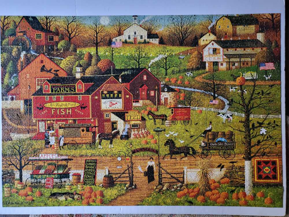 Blackbirds Roost at Mill Creek - Buffalo puzzle collectible [Barcode 079346021239] - Main Image 2