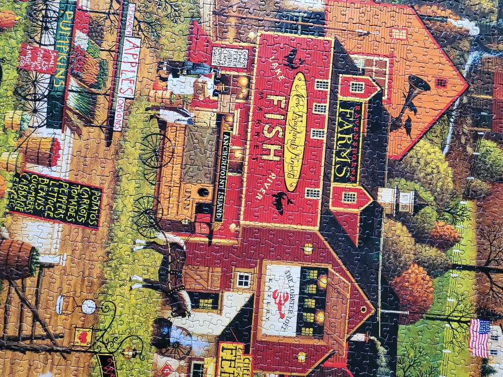 Blackbirds Roost at Mill Creek - Buffalo puzzle collectible [Barcode 079346021239] - Main Image 3