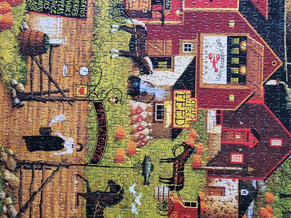 Blackbirds Roost at Mill Creek - Buffalo puzzle collectible [Barcode 079346021239] - Main Image 4
