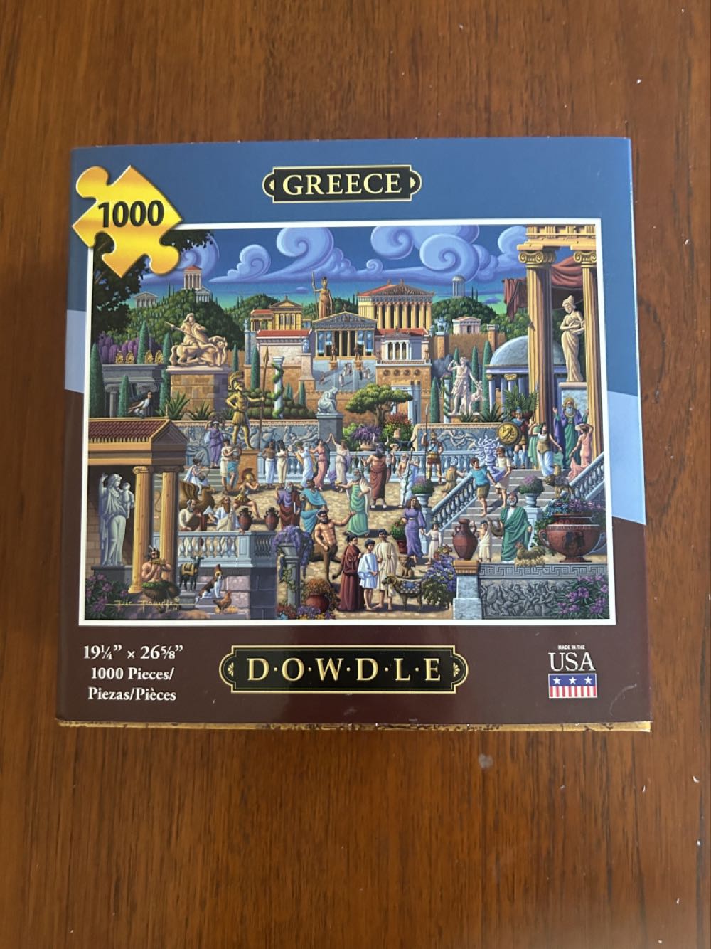 Greece - Dowdle puzzle collectible [Barcode 671095404860] - Main Image 2