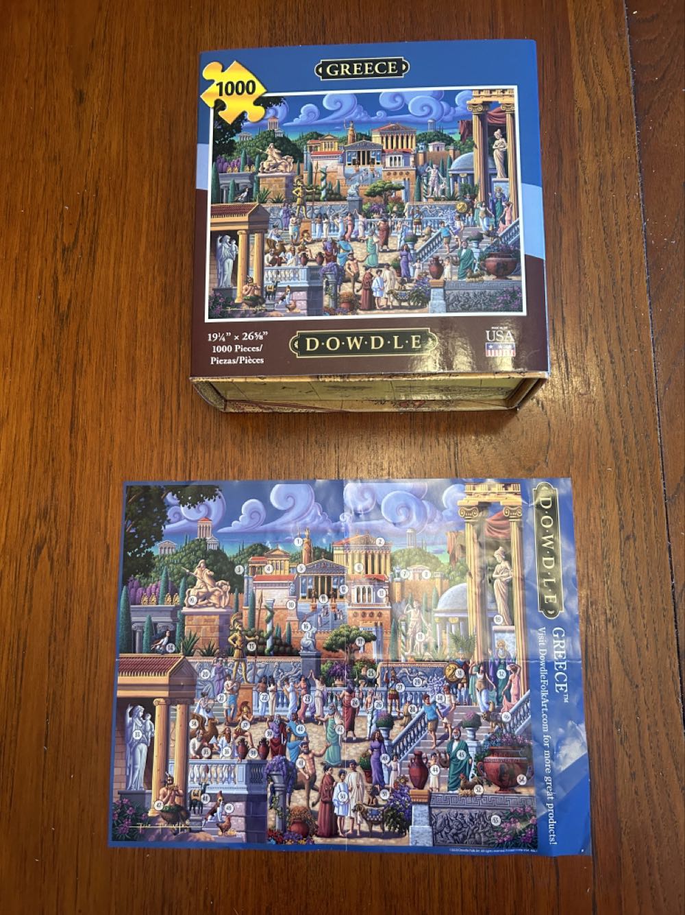 Greece - Dowdle puzzle collectible [Barcode 671095404860] - Main Image 3