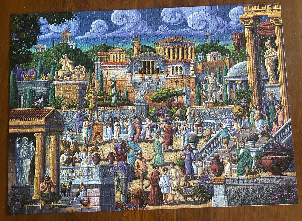 Greece - Dowdle puzzle collectible [Barcode 671095404860] - Main Image 4