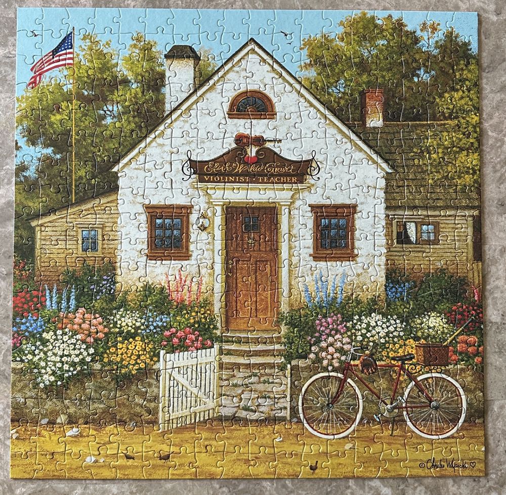 Someday Carnegie Hall ❤️ - Charles Wysocki puzzle collectible [Barcode 079346026982] - Main Image 3