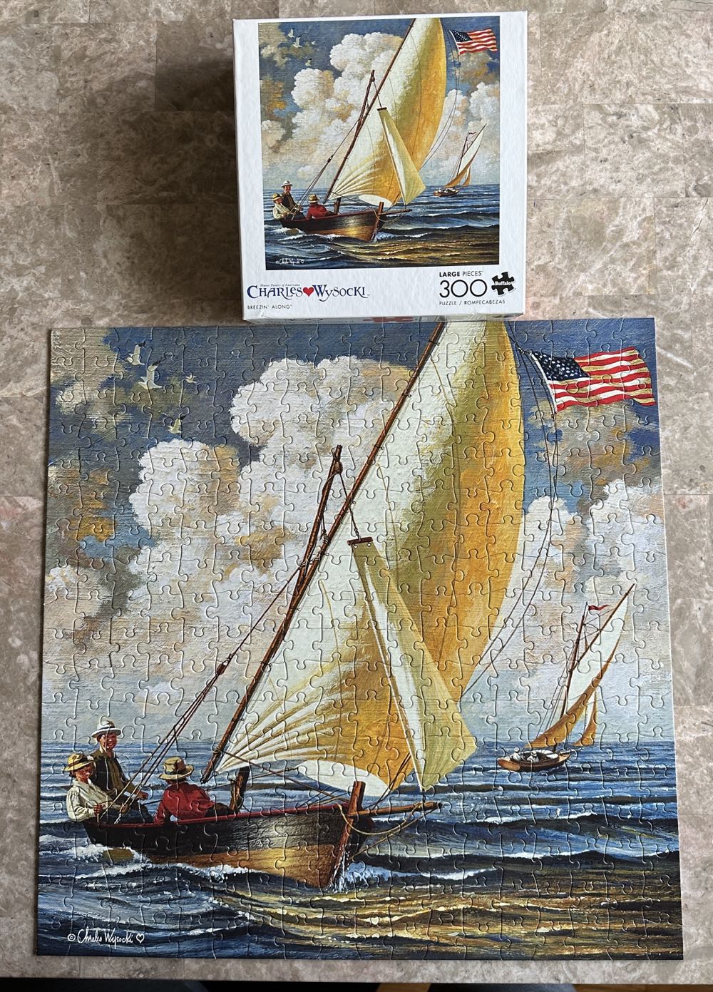 Breezin’ Along - Buffalo Games puzzle collectible [Barcode 079346026999] - Main Image 2