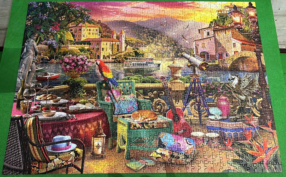 Lake Como Terrace - Puzzle Dazzle puzzle collectible [Barcode 5060803890043] - Main Image 2