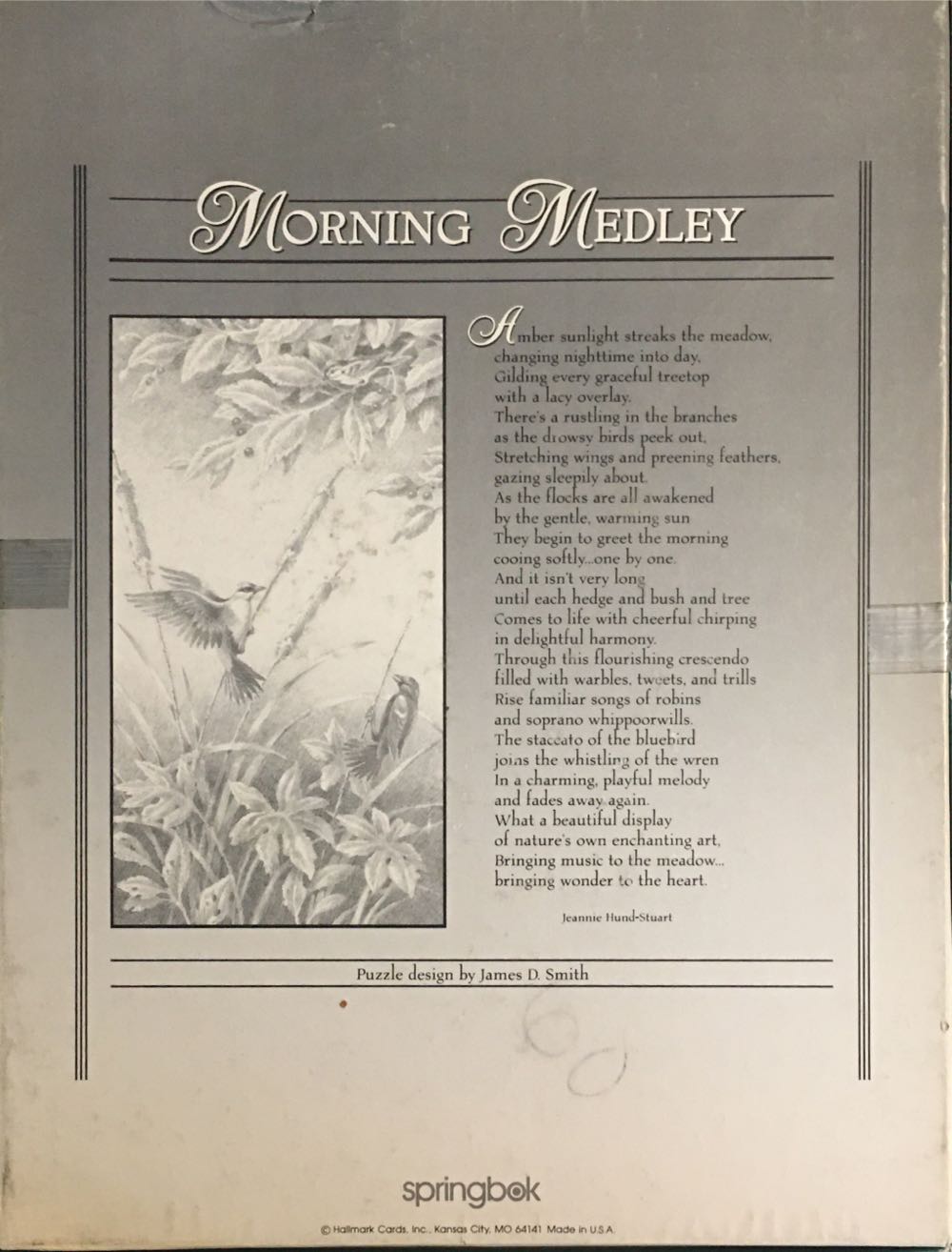 A Bouquet Of Birds - Same As Birds Of A Feather - Springbok puzzle collectible - Main Image 2