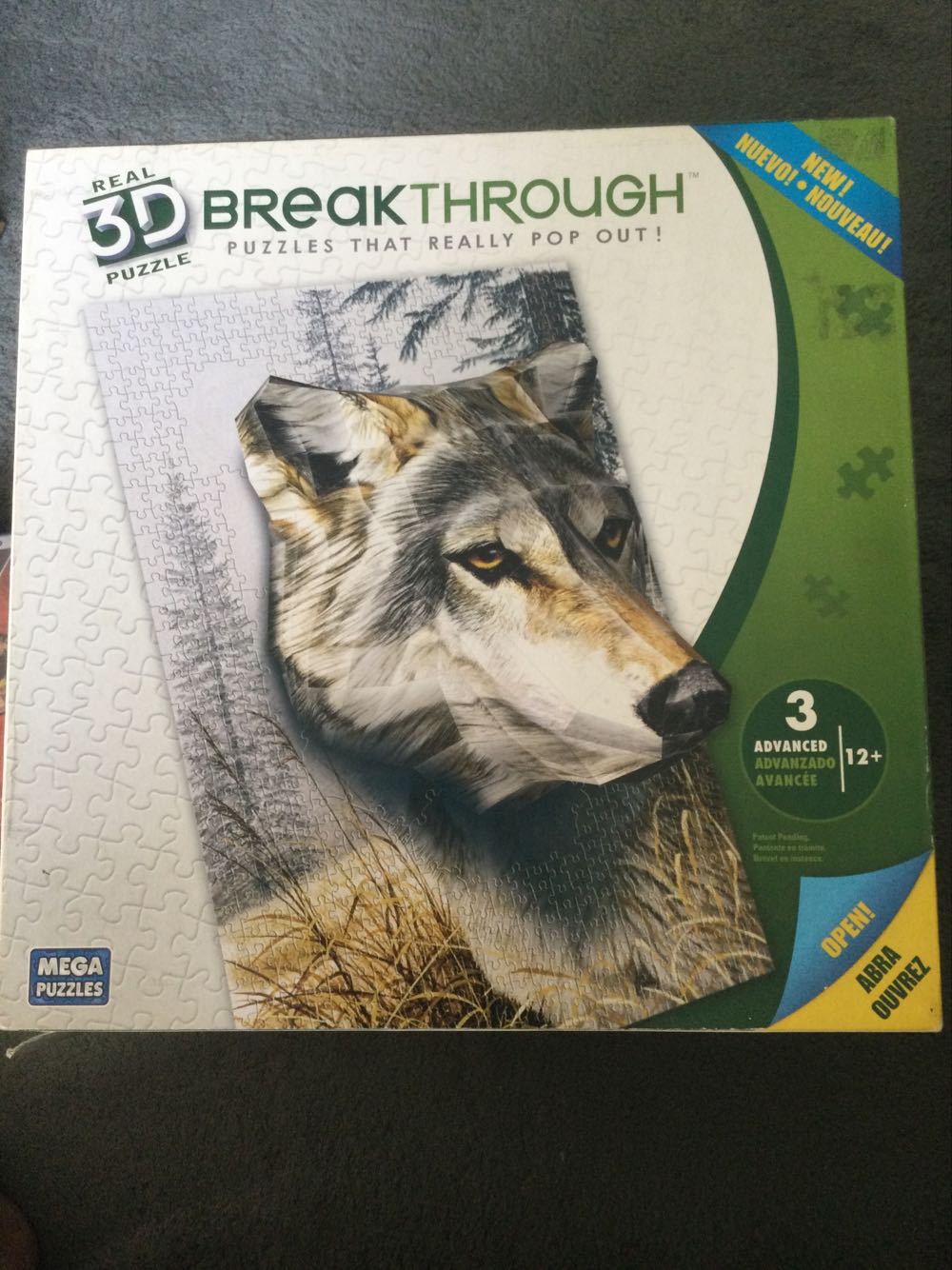 The Watcher ( Wolf ) - Mega Puzzles ( Breakthrough ) puzzle collectible [Barcode 072348506704] - Main Image 2