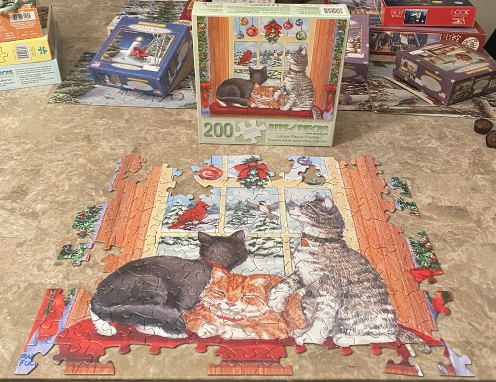 Window Cats - Bits & Pieces puzzle collectible - Main Image 2