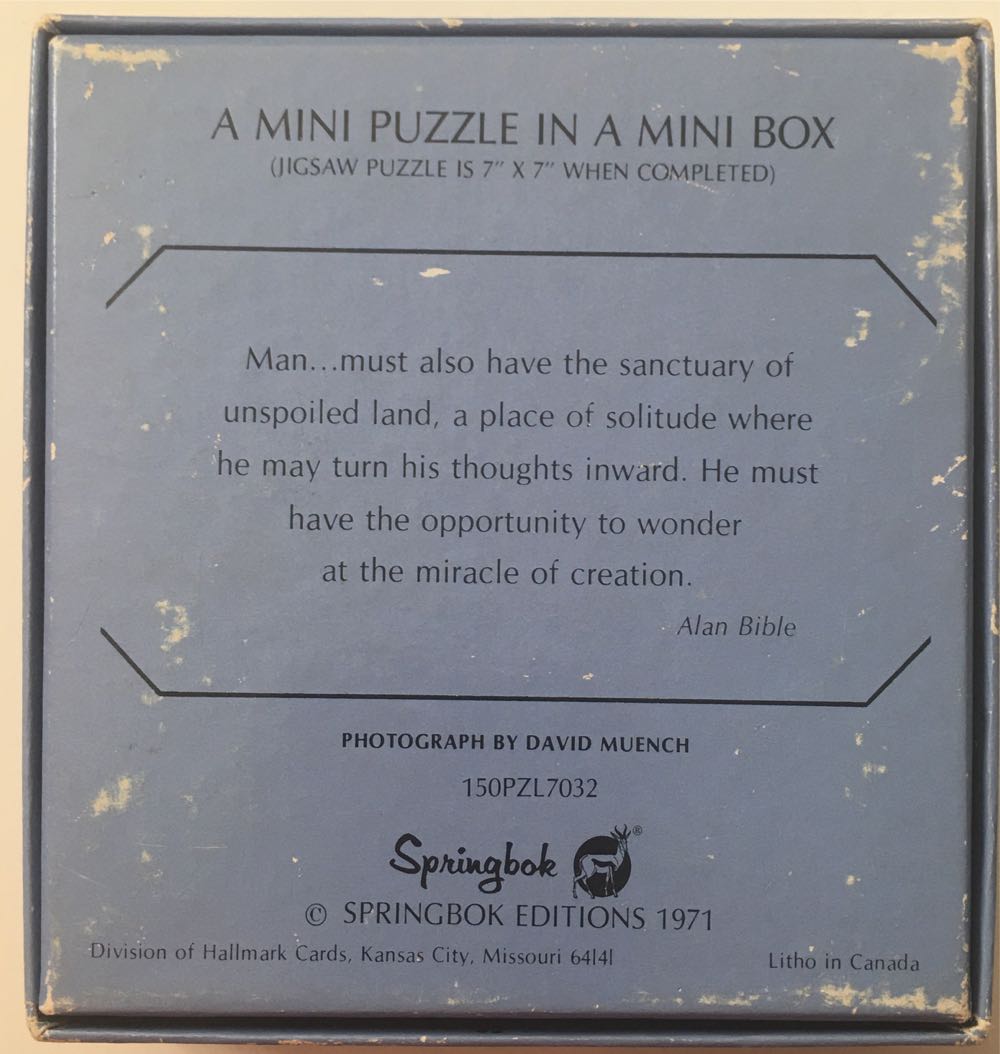 Mountain - Mini - Springbok puzzle collectible - Main Image 2