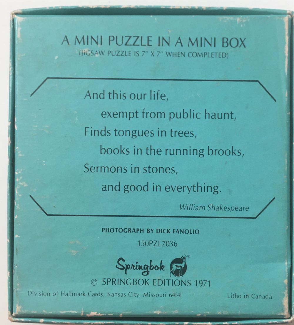 River 2 - Mini - Springbok puzzle collectible - Main Image 2
