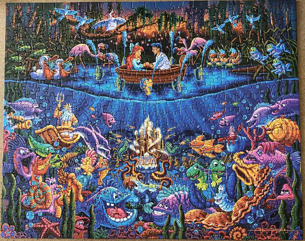Little Mermaid Part Of Your World - Dowdle Disney puzzle collectible [Barcode 671095004794] - Main Image 2