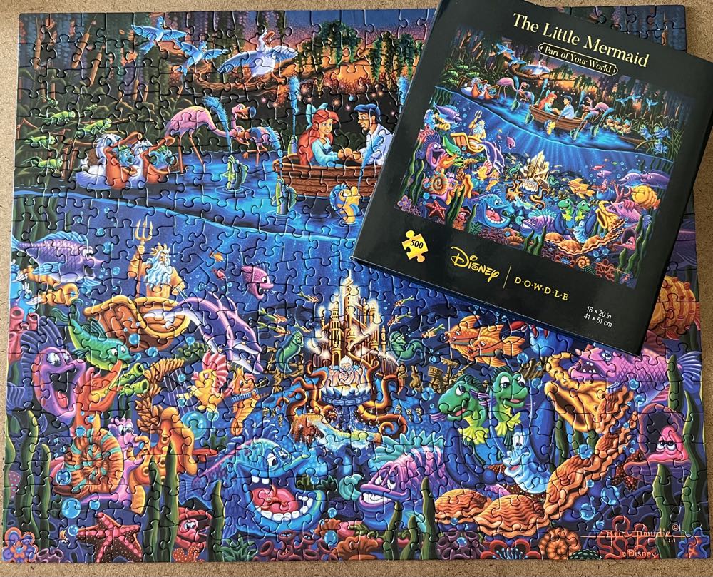 Little Mermaid Part Of Your World - Dowdle Disney puzzle collectible [Barcode 671095004794] - Main Image 3