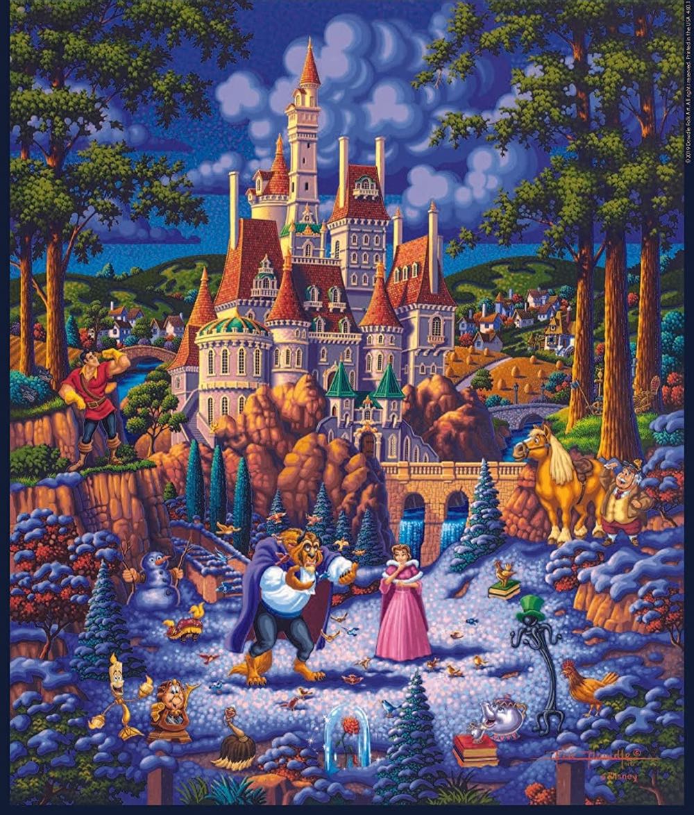 Beauty And The Beast Finding Love - Dowdle Puzzles puzzle collectible [Barcode 671095004800] - Main Image 2