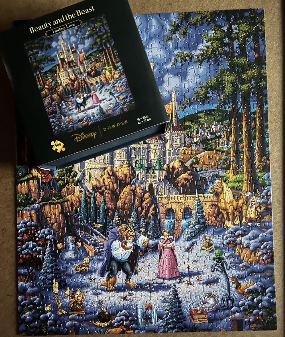 Beauty And The Beast Finding Love - Dowdle Puzzles puzzle collectible [Barcode 671095004800] - Main Image 3