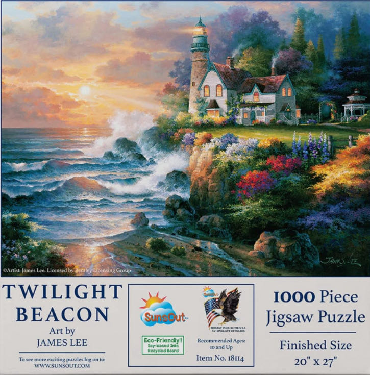 Twilight Beacon - SunsOut puzzle collectible [Barcode 796780181144] - Main Image 2