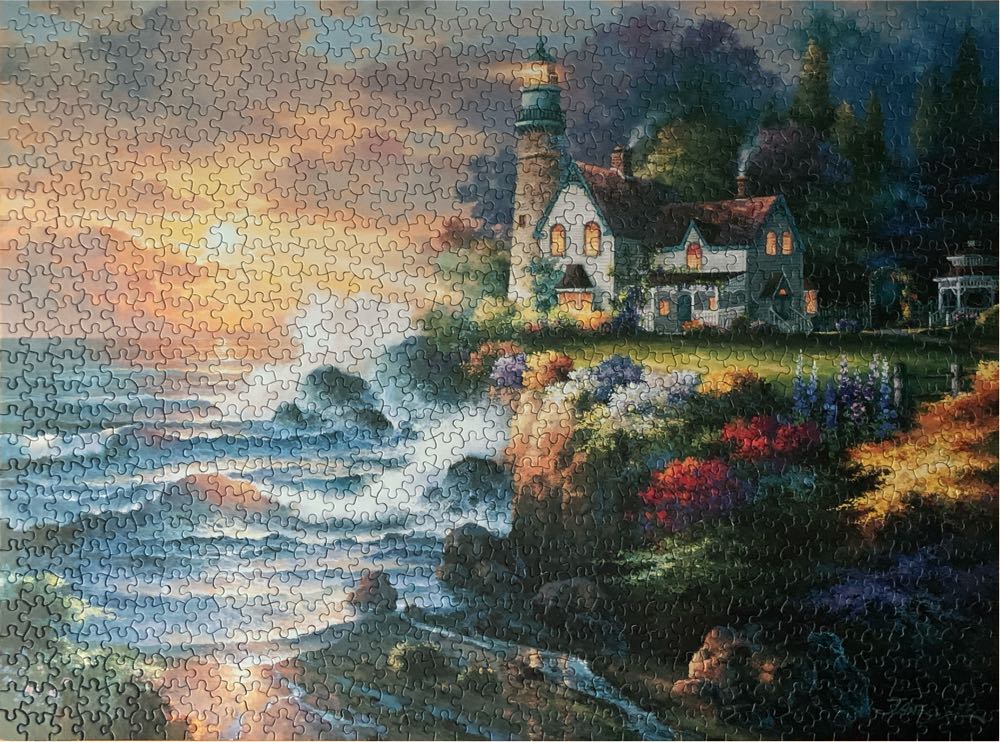 Twilight Beacon - SunsOut puzzle collectible [Barcode 796780181144] - Main Image 3