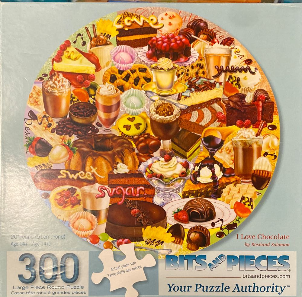 I Love Chocolate - Bits & Pieces puzzle collectible [Barcode 192949039064] - Main Image 1