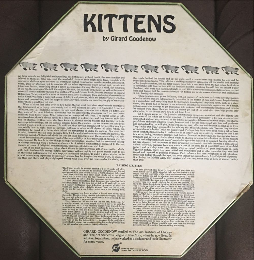 Kittens - Octagon - Springbok puzzle collectible - Main Image 2