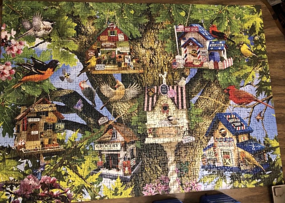 Bird Village-returned - Ravensburger puzzle collectible [Barcode 4005556196913] - Main Image 2