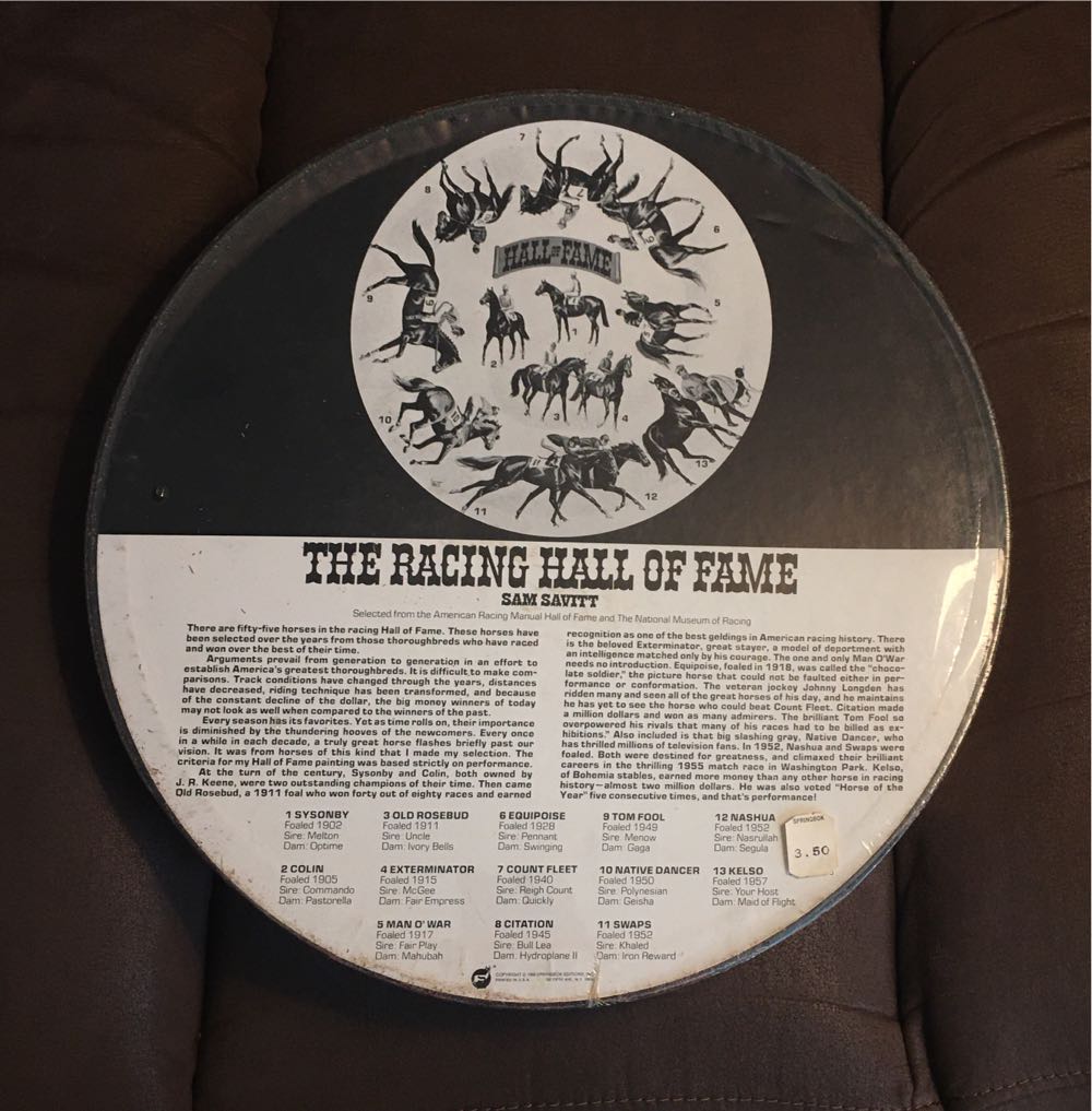 The Racing Hall of Fame - Round - Springbok puzzle collectible - Main Image 2